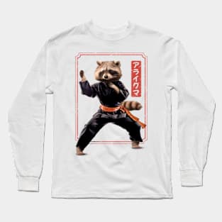 Raccoon Martial Arts Long Sleeve T-Shirt